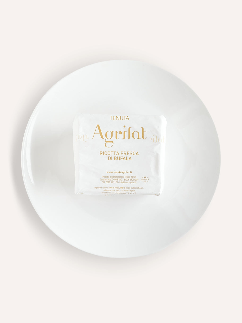 Ricotta Fresca di Latte di Bufala 400 g – Tenuta Agrilat