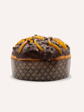 Panettone artigianale al Cioccolato Fondente, Arancia e Rum da 1 Kg