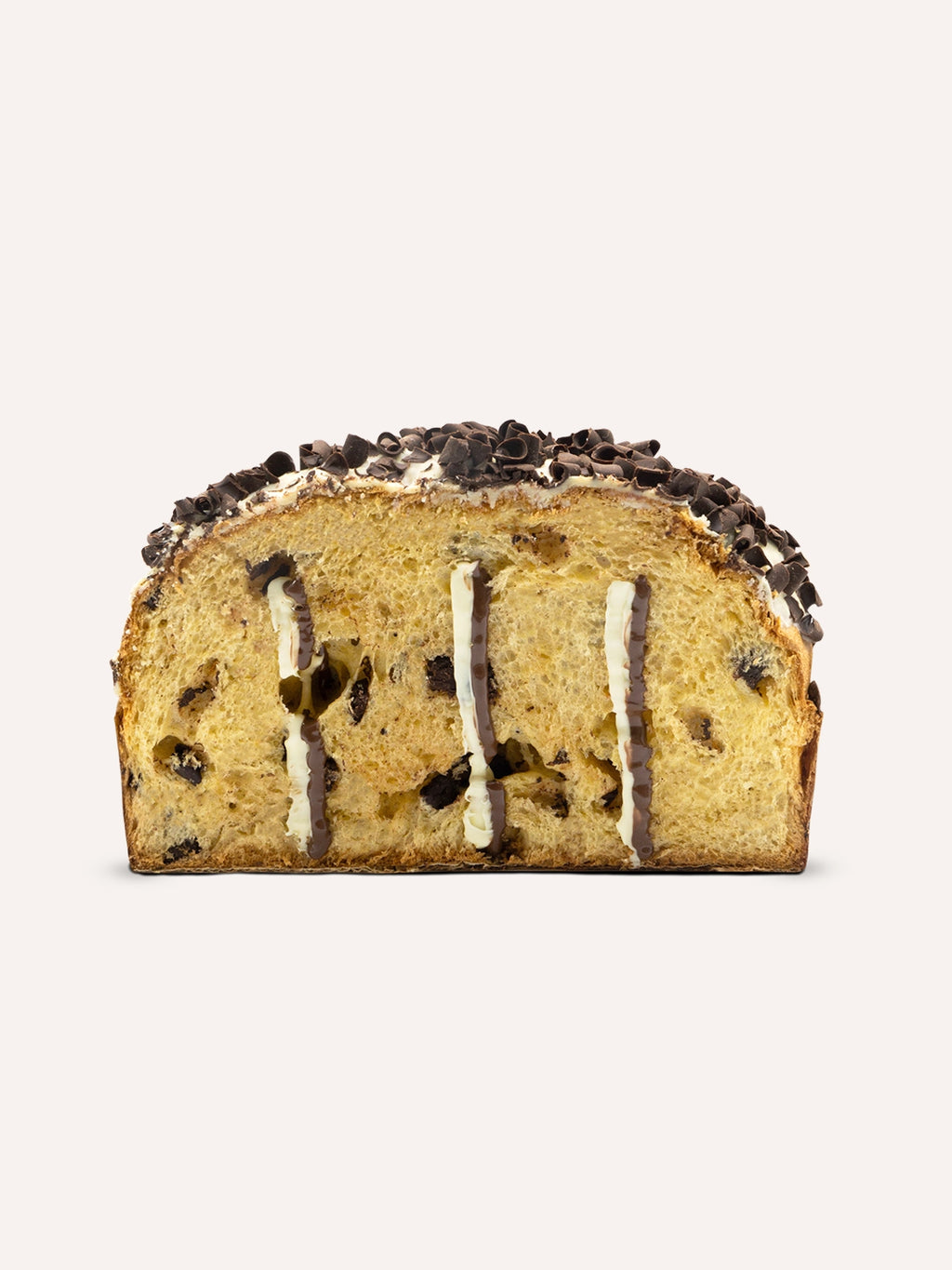 Panettone artigianale al Cioccolato Double con latte e burro di bufala campana da 1 Kg
