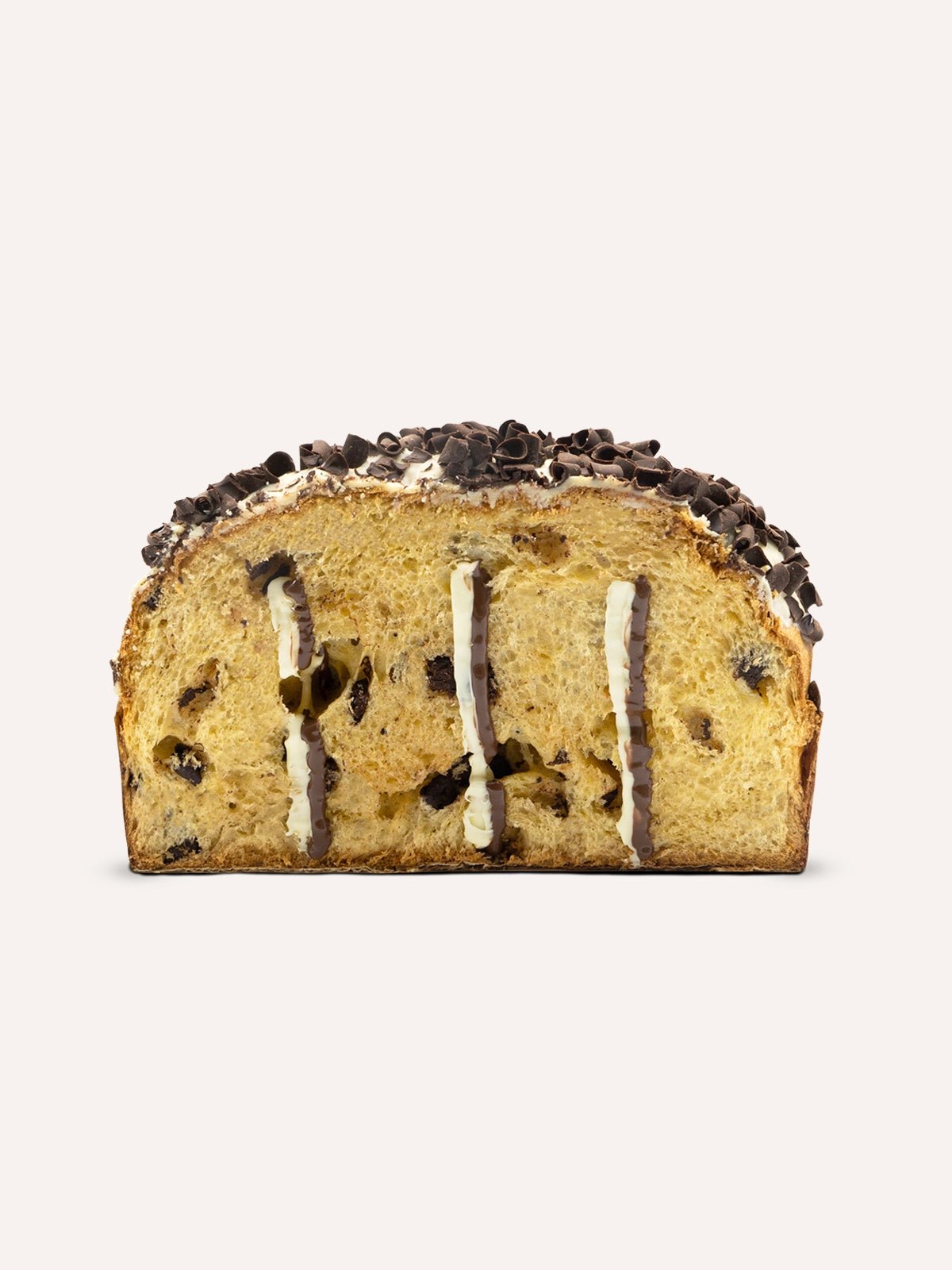 Panettone artigianale al Cioccolato Double con latte e burro di bufala campana da 1 Kg