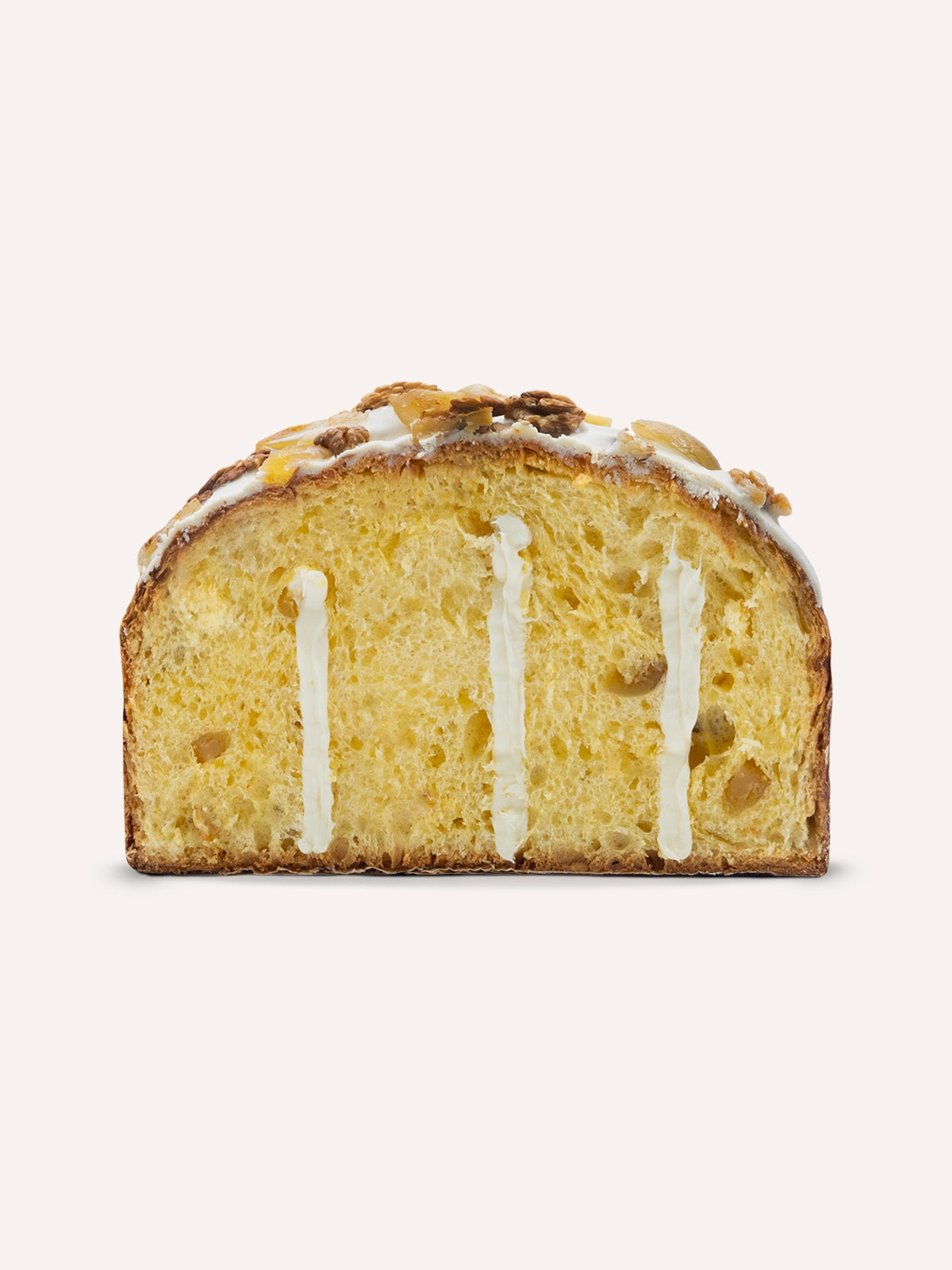 Panettone artigianale Fichi e Noci con latte e burro di bufala campana da 1 Kg