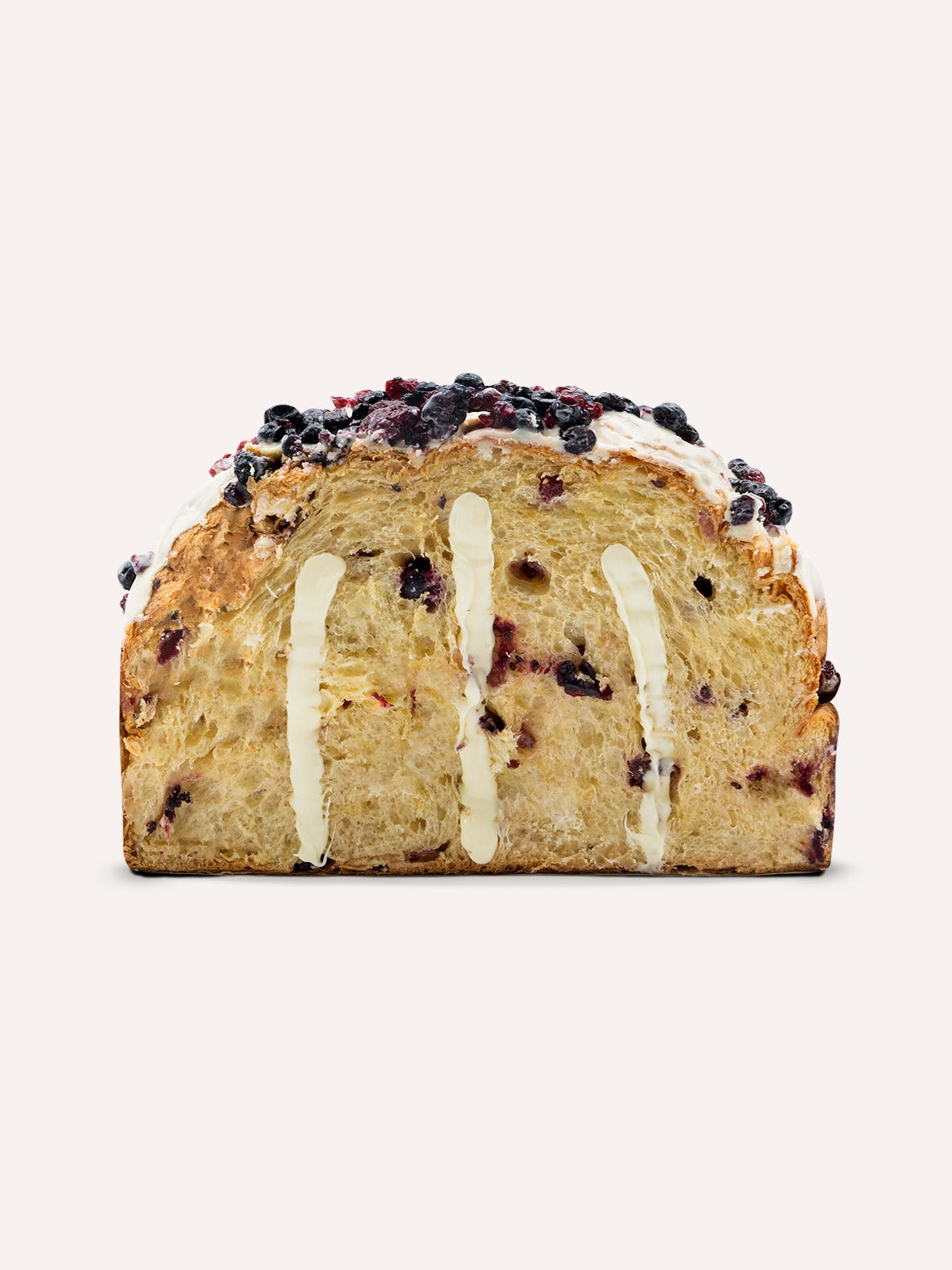 Panettone artigianale ai Frutti di Bosco con latte e burro di bufala campana da 1 Kg