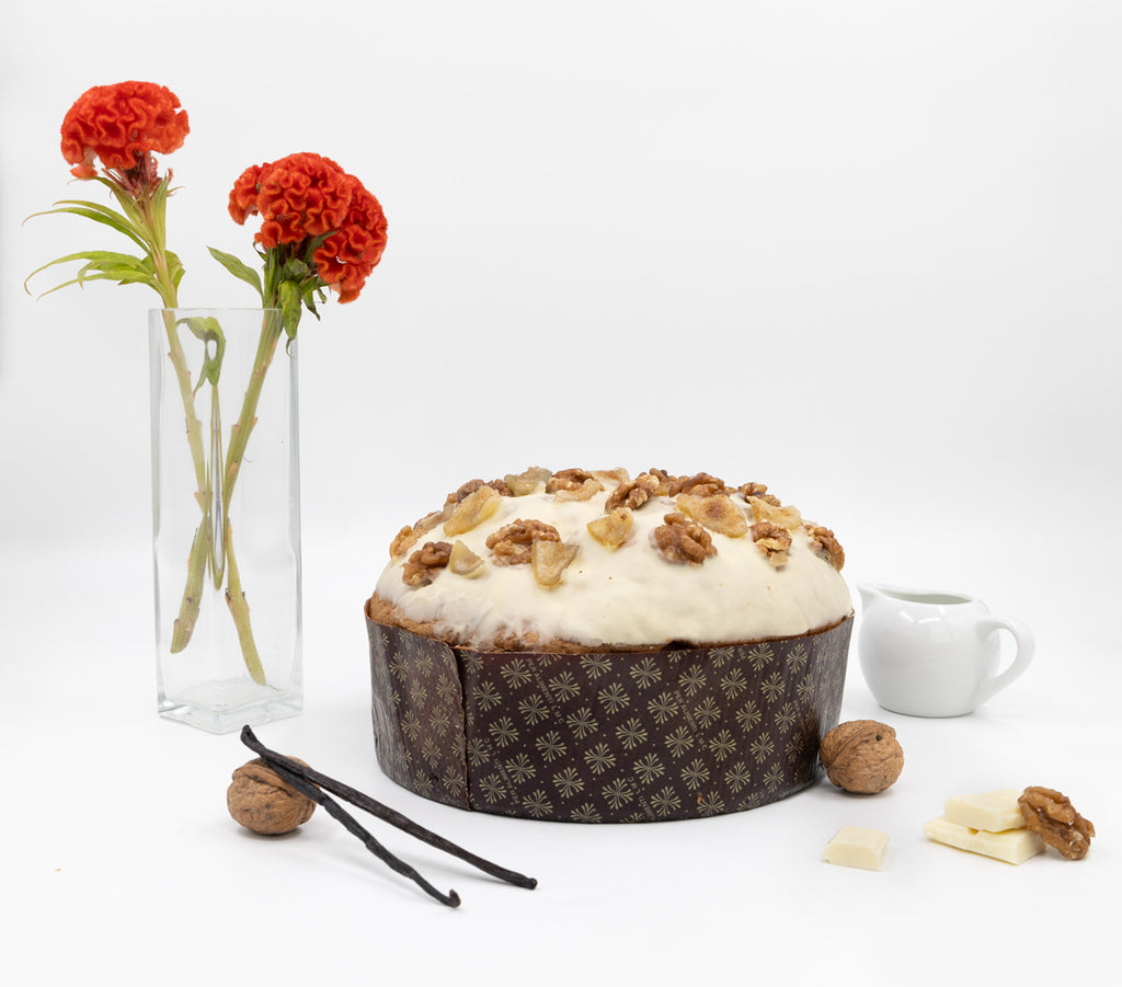 Panettone artigianale Fichi e Noci con latte e burro di bufala campana da 1 Kg