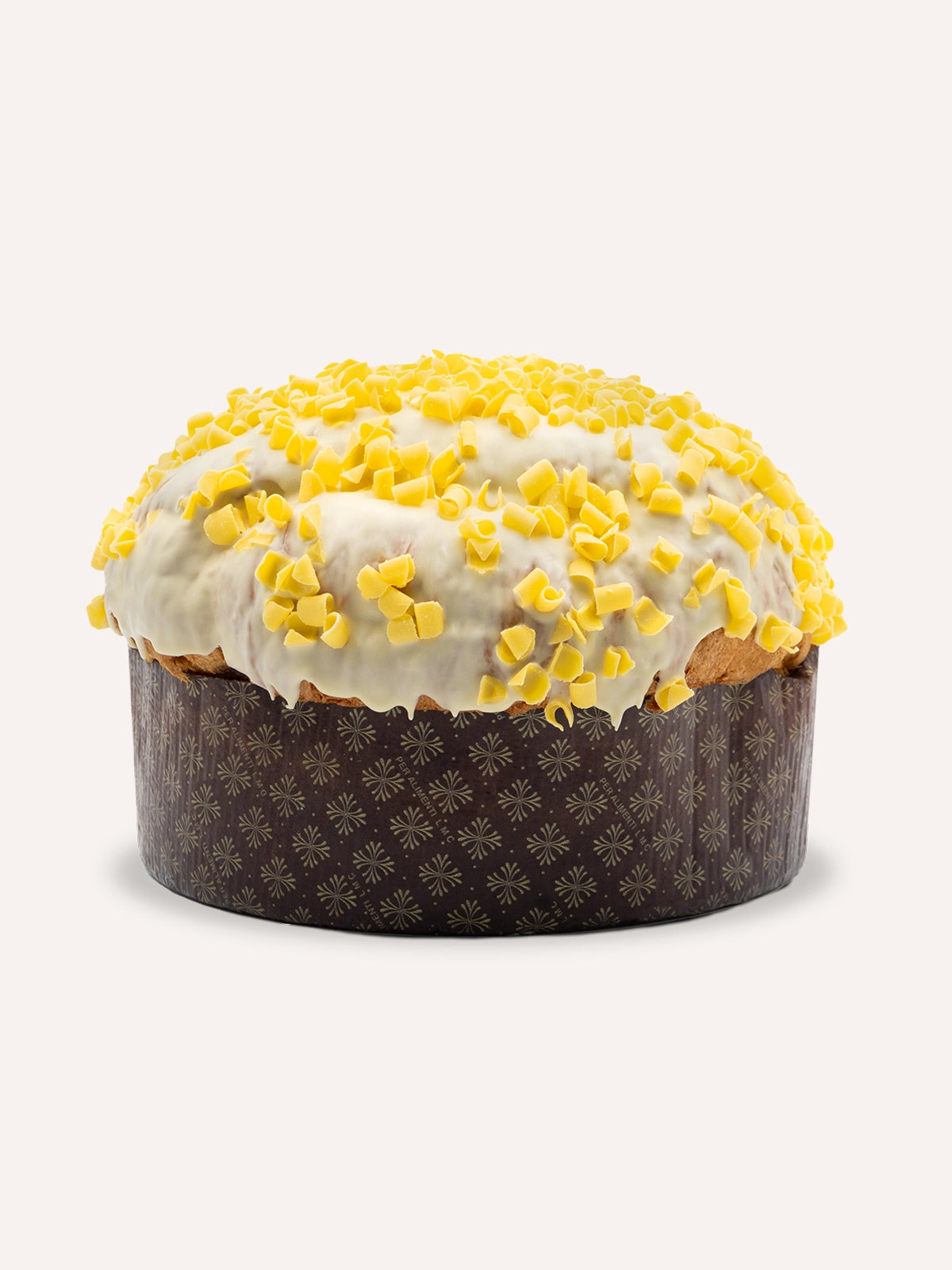 Panettone artigianale al Limone con latte e burro di bufala campana da 1 Kg
