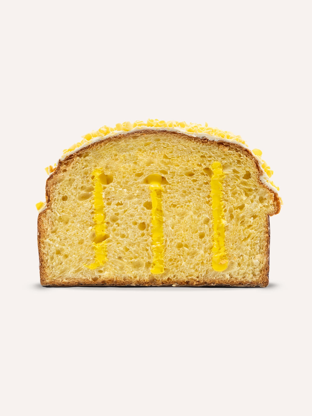 Panettone artigianale al Limone con latte e burro di bufala campana da 1 Kg