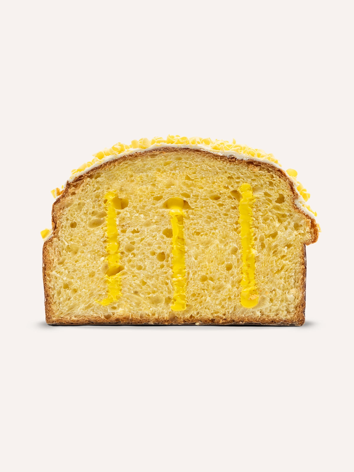 Panettone artigianale al Limone con latte e burro di bufala campana da 1 Kg